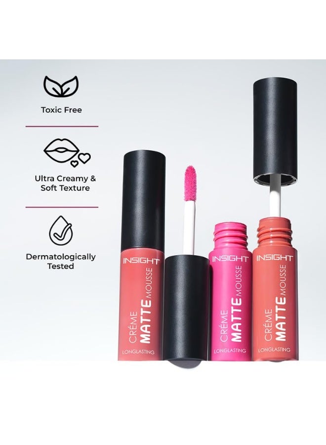 INSIGHT Crème Matte Mousse | Velvety Texture | Soft Matte Finish | Infused with Squalane | Lightweight & Long-Lasting Formula | Cutie - 6.5 g - Image 4